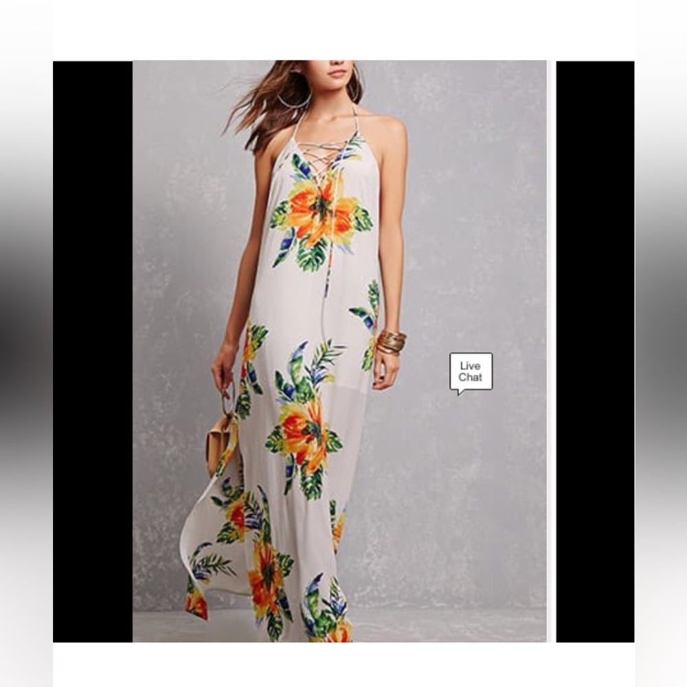 COPY - Aryn K Tropical Maxi Dress